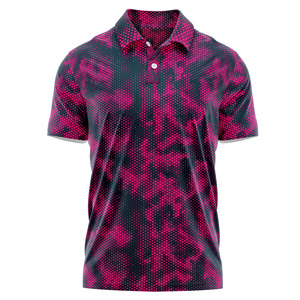Polo de golf brodé sur mesure à manches longues, anti-plis, en polyester et élasthanne, coupe classique pour hommes – Fabricant - Product Image 6