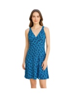 Nouvelle Collection – Robe Bohème Décontractée Imprimée en Rayonne Tissée pour Femme, Col en V, Sans Manches, Lavable, Longueur Genou, Taille Naturelle, Idéale Automne-Printemps