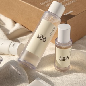 GINGER6 - Rutina diaria de cuidado de la piel vegana de lujo para hidratación y luminosidad, set de cuidado facial cruelty-free que incluye tónico y sérum - Product Image 6