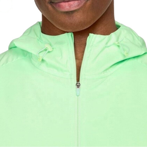 ชุดเซ็ตเสื้อแจ็คเก็ตและกางเกงขาสั้นแบบมีซิปสะท้อนแสง ผ้าฝ้าย สำหรับผู้ชายและผู้หญิง  ปรับแต่งโลโก้ได้ - Product Image 4