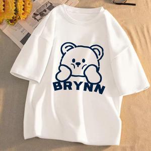 Camisetas de algodón con estampado gráfico oversize para mujer, estilo Trick, cuello redondo, en varios colores, para mujer y niña, ¡nuevas en stock! - Product Image 6