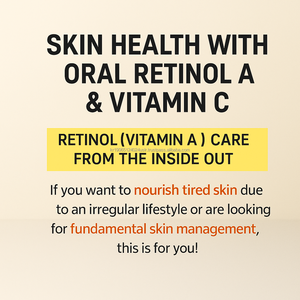 Tabletas de Vitamina C y Retinol A para el Brillo de la Piel y Apoyo a la Belleza, 30 Unidades, Suplemento Nutricional Diario - Product Image 2