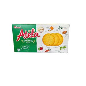 ATELA Vegetable Crispy Crackers 150G Must Try Healthy Snack with Natural Veggie Goodness - Product Image 2