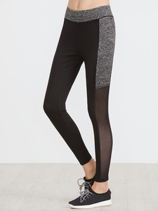 Leggings de Yoga de Secado Rápido para Mujer, de Alta Calidad, Cintura Alta, Ajuste Cómodo, Color Sólido, Material Transpirable, Estilo Casual para Adultos - Product Image 1