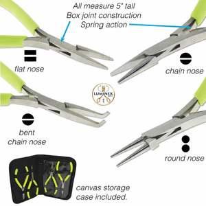 Chaîne à micro-élos fins avec ressorts, ronde, plate, pliée FLT, 4 pièces - Product Image 6
