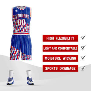 Tenue de basketball à séchage rapide, vêtements de sport personnalisables avec nom et numéro, uniformes d'été pour équipes de basketball - Product Image 2