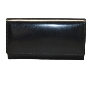 New Women's Long <b>RFID</b> PU <b>Wallet</b> Fashion Ladies Clutch Bag with Button Closure Polyester Lining 2026 - Product Image 2
