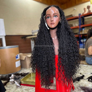 Loose <b>Deep</b> <b>Wave</b> Human Hair <b>Wigs</b> Transparent HD Lace Frontal <b>Wig</b> Vietnamese Raw Hair Lace Front <b>Wigs</b> for Women Soft - Product Image 3