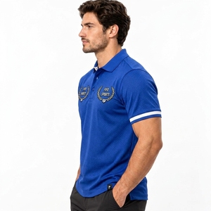Camisa Polo Personalizada para Hombre, Ropa Casual de Manga Corta, Tejido Transpirable, Ligero, Cómodo, Ajuste Premium, Moda Masculina para el Día a Día - Product Image 4