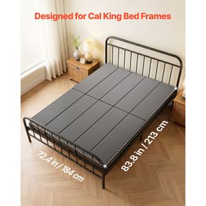 Base de Cama Plegable Cal King Size 72x84 pulgadas con Núcleo de PP y Láminas de Oxford 600D con Correas de Gancho y Bucle - Product Image 2
