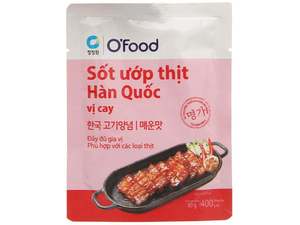 Marinade coréenne épicée O'Food en gros 80g |   Sauce à la viande Gochujang authentique |   Porc et poulet |   Pochette prête à l'emploi - Product Image 2