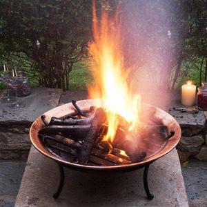Contemporary Square Metal Fire Pit for Outdoor Relaxation Areas - Product Image 3