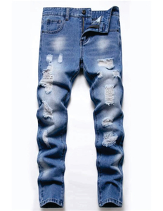 Pantalones Vaqueros de Mezclilla Personalizados de Primera Calidad para Hombre, Corte Ajustado - Product Image 5