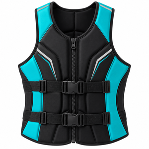 Gilet de plongée pour hommes et femmes, gilet d'entraînement de natation, veste de flottabilité en néoprène pour sports nautiques, gilet de sauvetage léger et réglable - Product Image 5