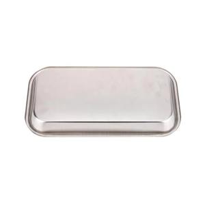 Plateaux pour instruments en acier inoxydable certifiés CE, manuels, réutilisables, stérilisation haute température, plateaux utilitaires médicaux, chirurgicaux - Product Image 4