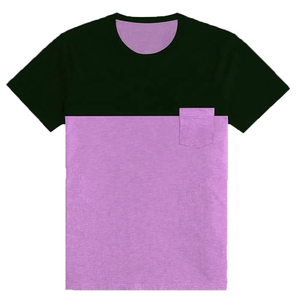 Camisetas de Algodón 100% Personalizadas OEM para Hombre con Bolsillo |   Camisetas Transpirables de Manga Corta con Logotipo Serigrafiado - Product Image 1