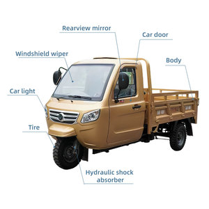 Zonsen Nhà Máy Trực Tiếp Bán Nhiên Liệu-Powered Ba Bánh Xe Máy Mở Hàng Hóa Cao Công Suất Động Cơ (>1000W) Mô Hình Kinh Tế 400Kg - Product Image 3