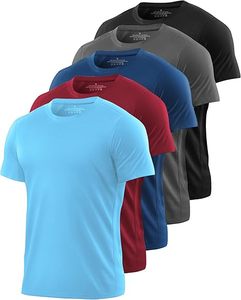 Workout <b>Shirts</b> for Men Dry Fit Gym Quick Dry Athletic Short Sleeve Sports <b>T</b>-<b>Shirt</b> Moisture Wicking - Product Image 2
