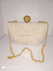 Sacs de soirée en résine faits à la main pour femmes embrayages de fête à la mode avec poignée Dragon de l'Inde motif de sac à main en gros - Product Image 3