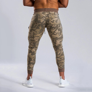 Nouveau pantalon de jogging camouflage imprimé, longueur intégrale, taille élastique, tissu tricoté extensible avec poches, pour toutes les saisons - Product Image 3