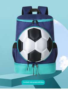 Sac à dos de sport multifonctionnel grande capacité pour football et basketball, idéal pour l'entraînement et le transport d'équipement - Product Image 4