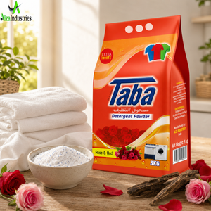 Premium Rose & Oud Laundry <b>Detergent</b> Powder | Deep Cleaning Bright White Formula for Machine Hand Wash 3KG Pack Daily Fresh Care - Product Image 2
