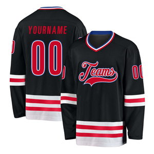 Jersey de Hockey Personalizado Transpirable, Uniforme de Equipo Sublimado que Absorbe la Humedad para Jugadores de Hockey sobre Hielo - Product Image 4