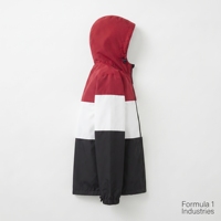 Veste coupe oversize vintage streetwear unisexe coupe-vent minimaliste techwear athlétique Formula 1 Industries pour l'hiver
