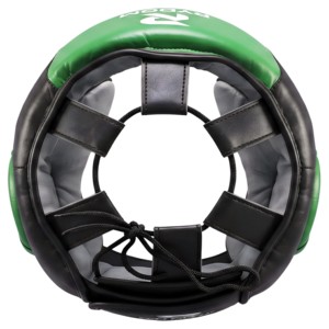 Protector de Cabeza para Boxeo RYDOM, Verde y Negro, de PU, Equipo de Entrenamiento Protector, Venta Caliente, Protector de Cabeza Profesional para Boxeo, Logotipo Personalizado - Product Image 4