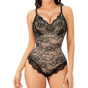 Traje de Baño Enterizo de Alta Calidad para Mujer, Tela Transparente Elástica, Estilo Simple, para Playa, Verano - Product Image 1