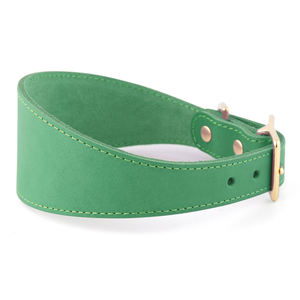 Collar de Cuero para Mascotas, Diseño Nuevo, Venta al por Mayor, 100% Cuero Vacuno Genuino de Grano Completo, Diseño de Forma Única, Fácil de Ajustar - Product Image 3