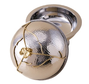 Casserole de luxe au fini doré avec aspect élégant Chauffe-plats Buffet Fête Hot Pot Maisons Fêtes Hôtels Villas Utilisation de mariage - Product Image 4