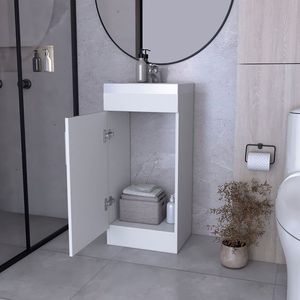 JozzBathroom Lavabo de salle de bain blanc Meuble de qualité supérieure pour la rénovation de votre salle de bain - Product Image 5