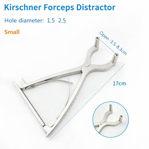 คีมกดกระดูกแบบผ่าตัด Kirschner Distractor สำหรับการผ่าตัดข้อข้อเท้าและข้อเข่า เครื่องมือแบบแมนนวล ได้รับการรับรองมาตรฐาน CE ระดับ Class I - Product Image 6