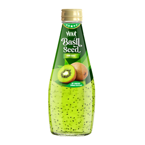 เครื่องดื่มเมล็ดกีวี290มล. พร้อมเมล็ดเจียปราศจากน้ำตาลตัวอย่างฟรีฉลากส่วนตัวผลิตจากโรงงาน - Product Image 1