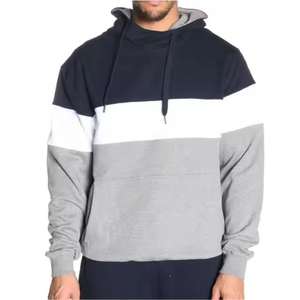 Sudaderas con capucha multicolor de alta calidad para uso en invierno, de manga larga, 100% algodón, tejido de felpa, para hombre. - Product Image 1