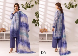 Tot Selling pakistani Cotton / Lawn Shalwar Kameez <b>Suits</b> Dresses Women Cotton / Lawn <b>suits</b> Summer Wear Women Clothing - Product Image 2