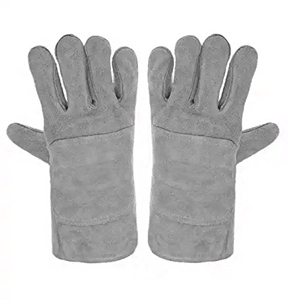 Gants en cuir de vachette pleine fleur de qualité supérieure, résistants, pour la sécurité industrielle, la protection des mains, la construction, le barbecue, la soudure - Product Image 5