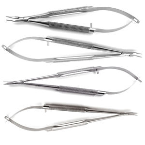 Pinza Portaagujas Castroviejo de Alta Precisión, Kit de Microcirugía con Empuñaduras Ergonómicas Moleteadas para Cuidado Oftalmológico - Product Image 5