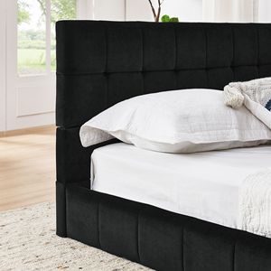 Letto Imbottito a Grandezza Naturale con Schienale Confortevole e Braccioli, Struttura Letto-Sofà per Camera da Letto e Soggiorno - Product Image 6