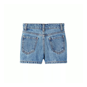 Customizable Vintage Summer Streetwear Denim Shorts with Embroidered Logo Breathable Design by Manufacturer - Product Image 2