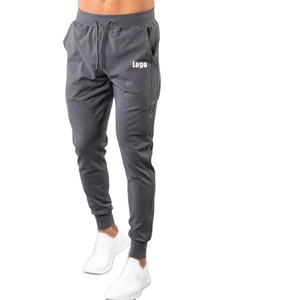 Logotipo personalizado Poliéster Spandex Ropa deportiva Joggers Pantalones de chándal de secado rápido 4-Way Stretch Gym Running Pantalones - Product Image 1