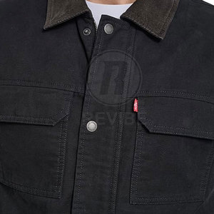 Nouvelle arrivée, veste d'hiver pour homme 100% coton, logo sur le devant, design personnalisé, écologique, respirante, décontractée, de haute qualité - Product Image 5
