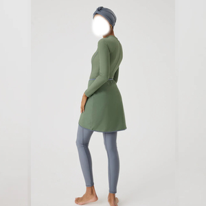 Maillots de bain modestes pour femmes, vêtements de bain islamiques, burkinis imperméables, ensemble de burkinis musulmans, maillot de bain islamique coupe ajustée - Product Image 2