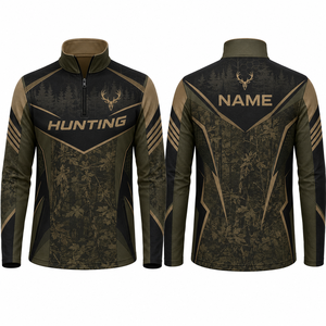 Veste softshell de chasse pour homme, manches longues, camouflage, impression par sublimation, respirante, polyester, vêtements d'extérieur, automne - Product Image 1