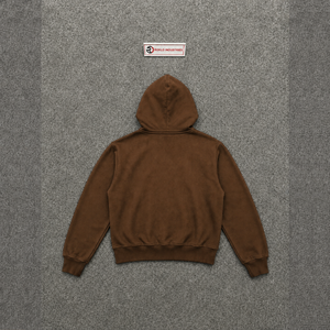 เสื้อฮู้ดดี้สีน้ำตาลพิมพ์ลายคริสเตียนพรีเมียมใหม่ ลายพระเยซูคริสต์และพระแม่มารี ทรงโอเวอร์ไซส์ สไตล์ลำลอง พิมพ์ลายดิจิทัลด้านหน้า ผลิตจากผ้าฝ้าย - Product Image 6