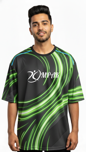 Camiseta Premium de Corte Regular, Sublimada, de Poliéster/Algodón, de Secado Rápido para Hombre, Estilo Casual Urbano de Moda - Product Image 3