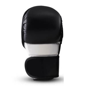 Gants de boxe en cuir, nouveau design, professionnels, sur mesure, demi-doigts, MMA, pour adultes, imperméables et respirants. - Product Image 4