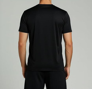 Camisetas Ligeras para Hombre al por Mayor, Color Personalizado, Diseño Liso, Teñido Suave, Secado Rápido, Transpirable, Cuello Redondo, Manga Corta - Product Image 5