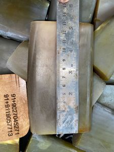 Manche de couteau en corne de buffle naturelle à 100 %, bruts et non traités, fait main, durable, forme naturelle, artisanat BURAQ - Product Image 6